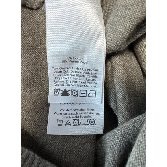 Eddie Bauer Mens Long Sleeve Half-Zip Ribbed Collar Sweater Size TL - Picture 7 of 9